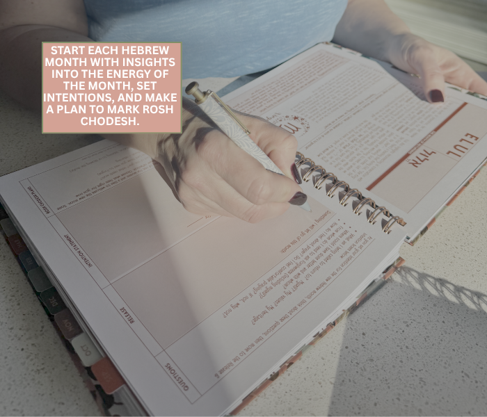 Jewish Weekly Planner 2026-2027 | Hebrew Dates, Holidays & Shabbat | Modern Aesthetic
