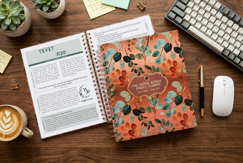 Jewish Weekly Planner 2026-2027 | Hebrew Dates, Holidays & Shabbat | Modern Aesthetic