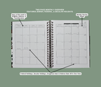 Jewish Weekly Planner 2026-2027 | Hebrew Dates, Holidays & Shabbat | Modern Aesthetic