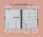 Jewish Weekly Planner 2026-2027 | Hebrew Dates, Holidays & Shabbat | Modern Aesthetic